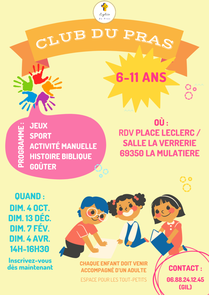 Le Club du Pras – saison 2026-2027
